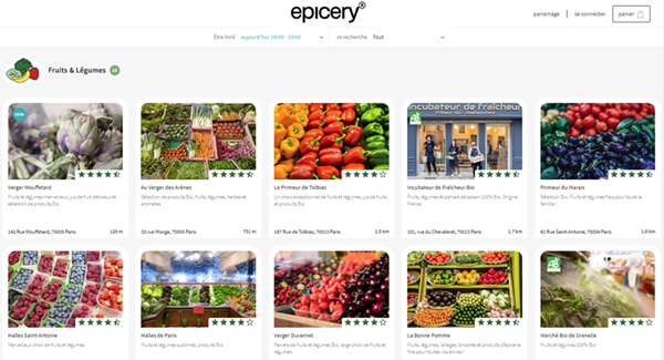 Ne courez plus pour faire les courses &agrave; travers tout le quartier.